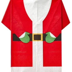 Lot de 10 serviettes en papier désign Père Noël