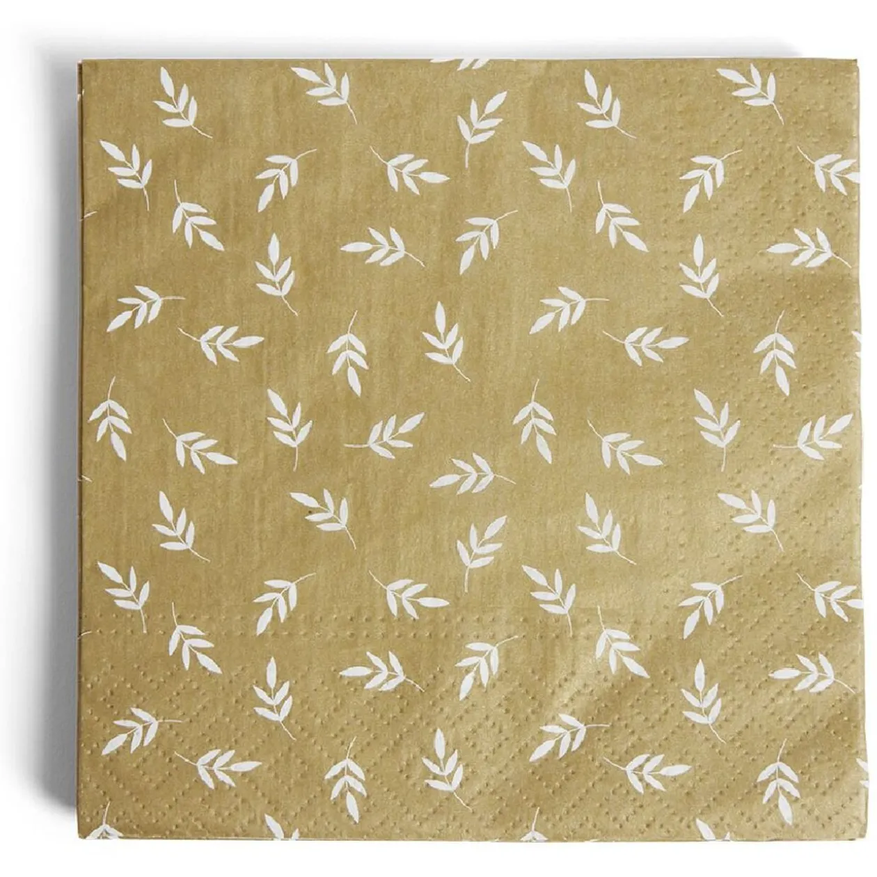 Lot de 16 serviettes motif nature papier 33x33cm