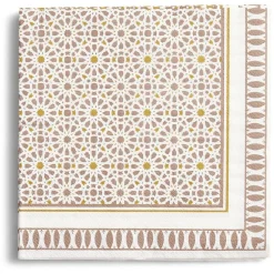 Lot de 20 serviettes papier motif oriental 33x33cm