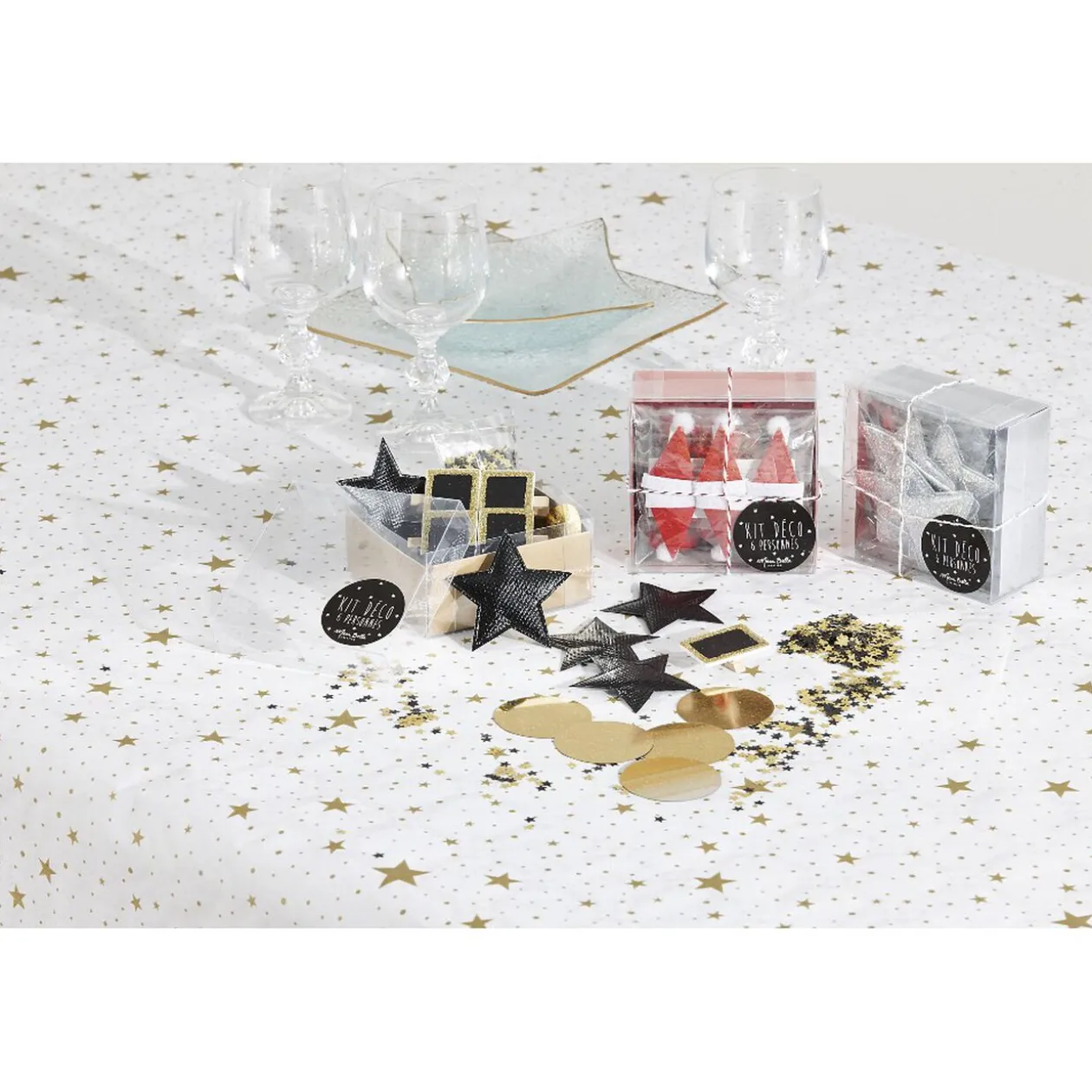 Lot de décoration de table en pvc