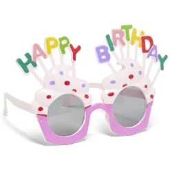 Lunettes anniversaire Happy Birthday cupcake