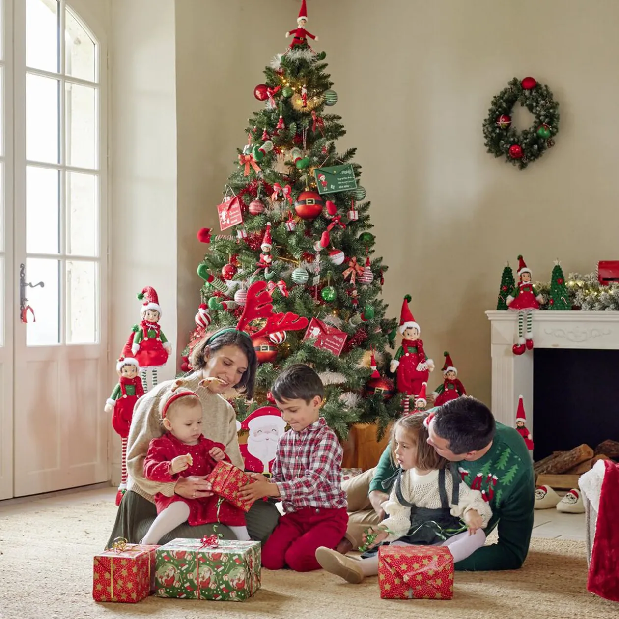 Lutin farceur mini garçon à suspendre H14cm