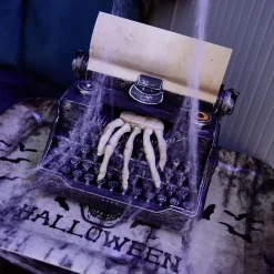 Machine à écrire Halloween animé à LED