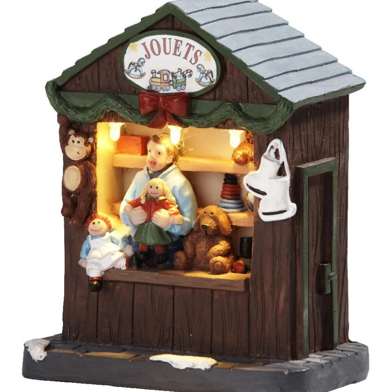 Magasin de jouets de Noël lumineux