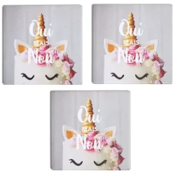 Magnet citation 5x5cm - 3 modèles