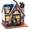 Maison Père Noël lumineuse et musicale