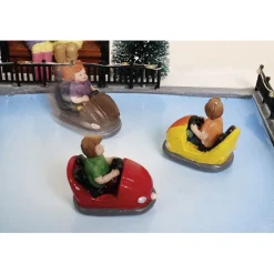 Manège auto tamponneuse lumineux animé musical multicolore