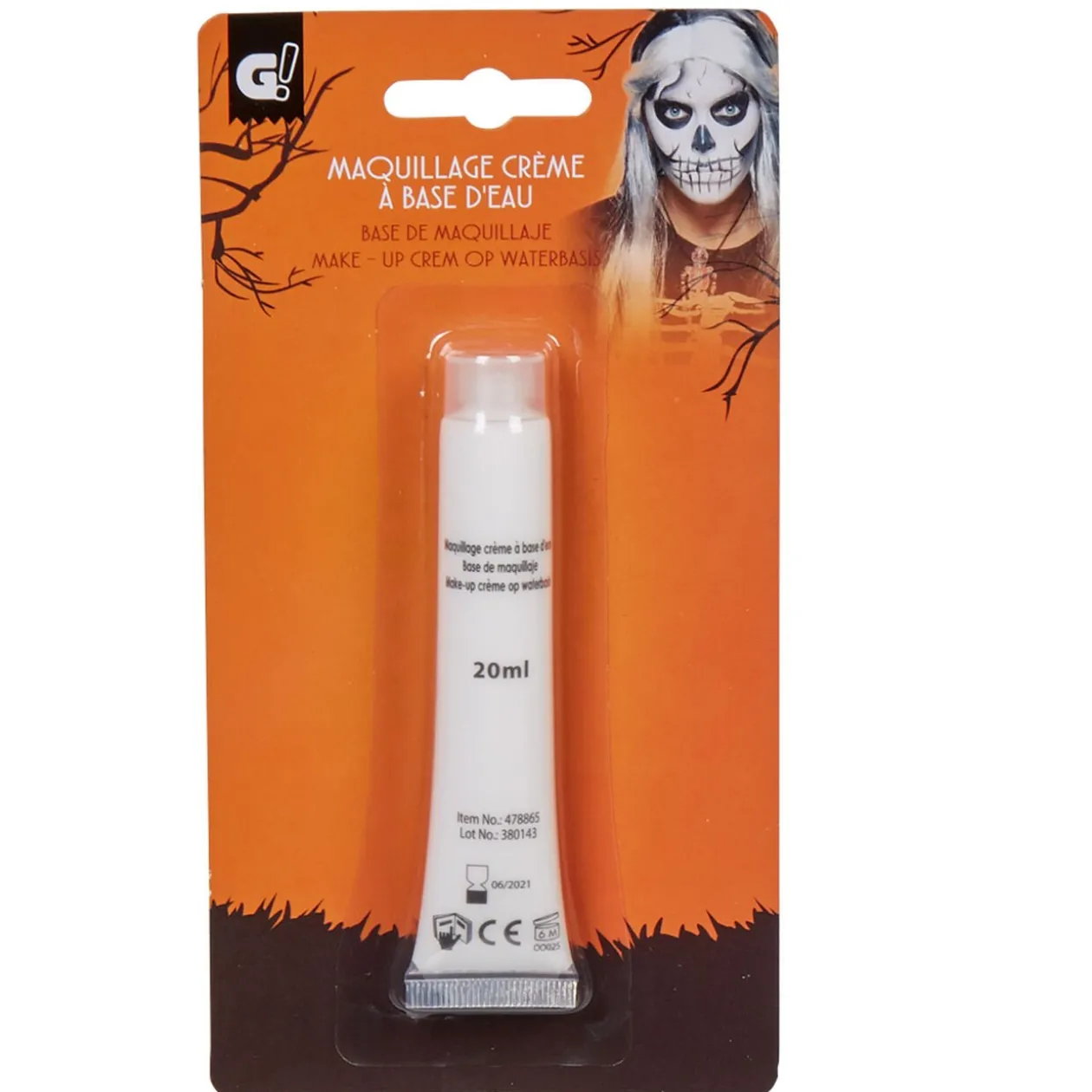 Maquillage crème teint blanc