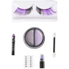 Maquillage de sorcier violet