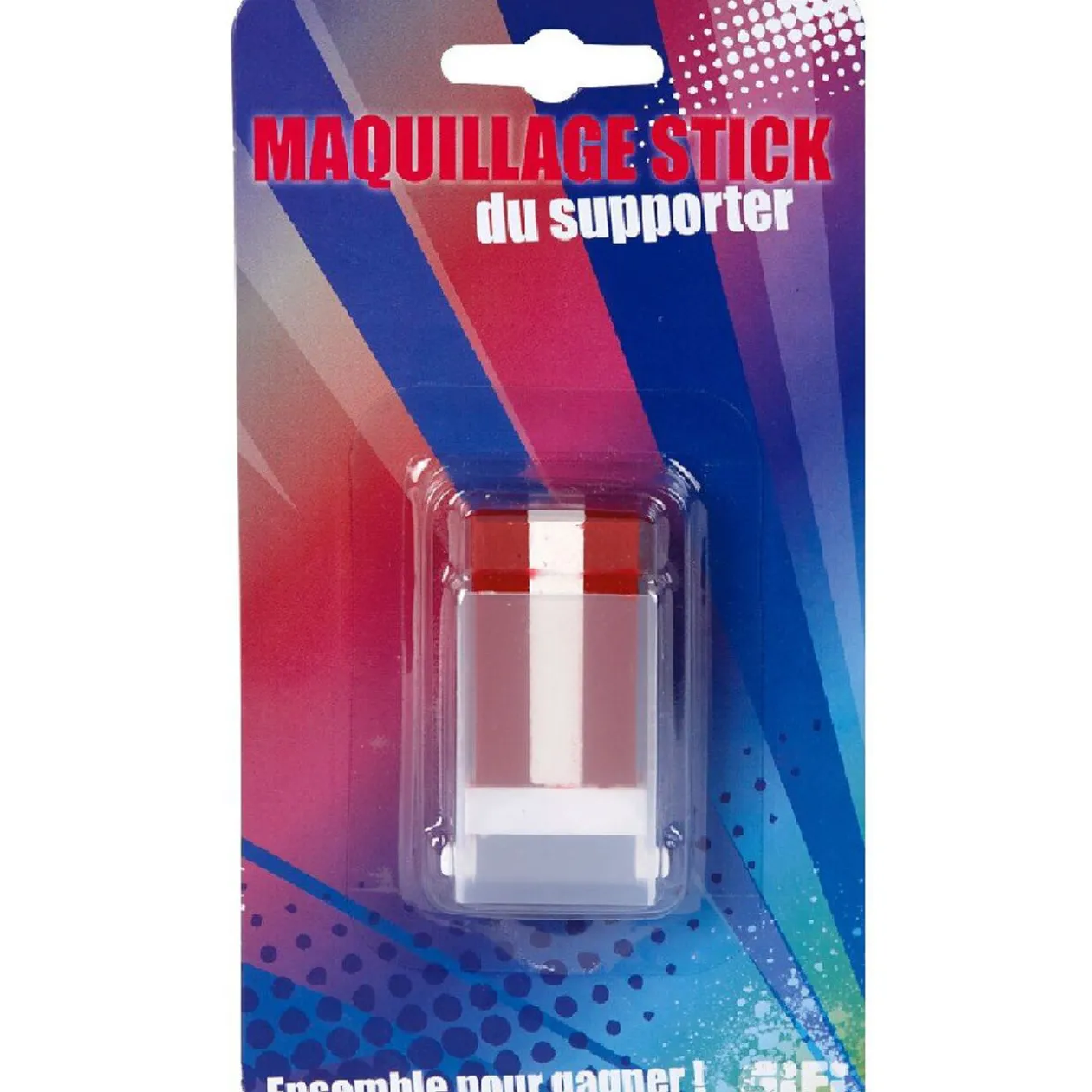 Maquillage stick minéral tricolore supporter Turquie