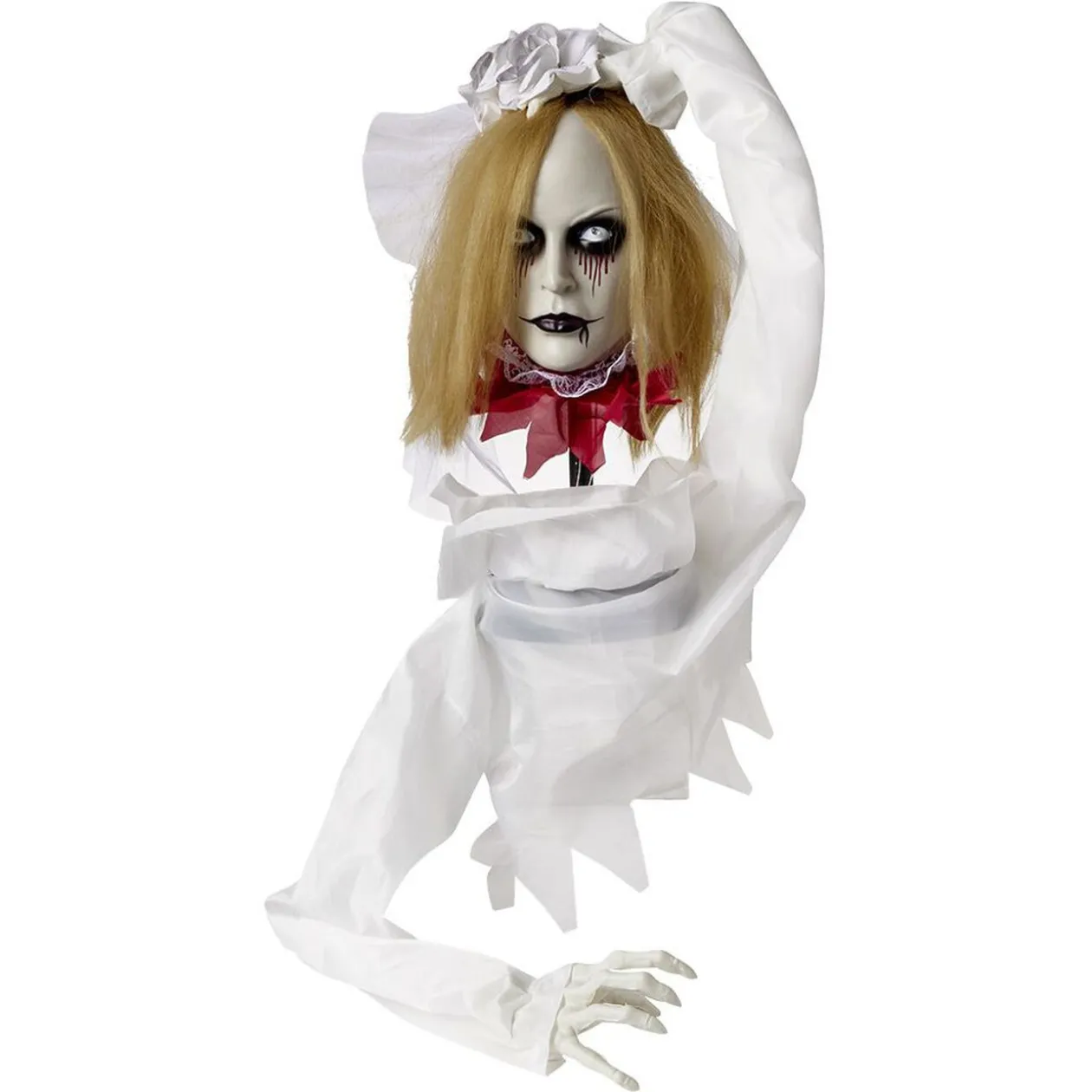 Mariée animé dame blanche Halloween à poser