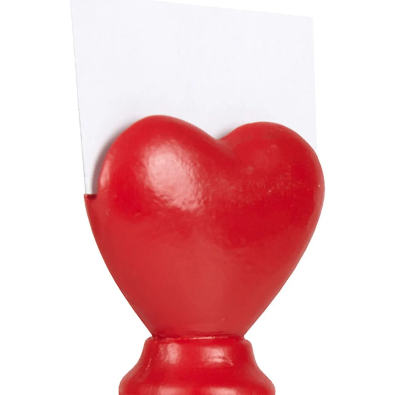 Marque place coeur rouge x2