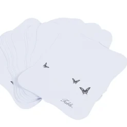 Marque place papillon doré x12