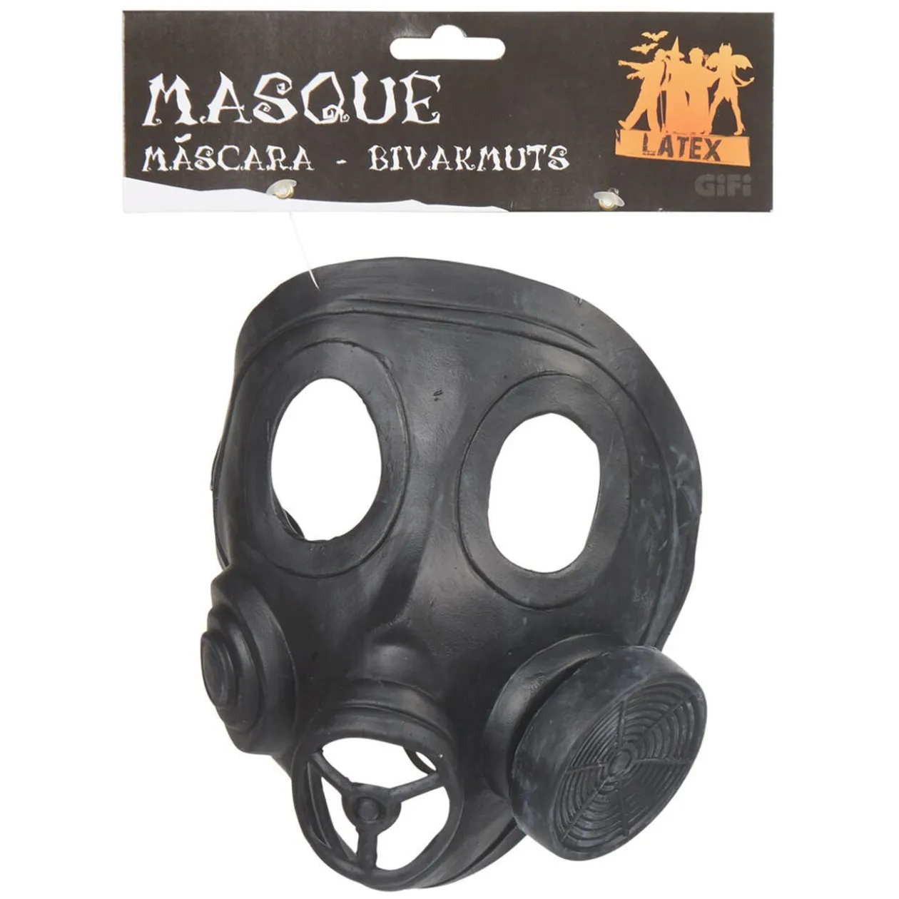 Masque à gaz latex adulte