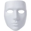 Masque adulte blanc plastique