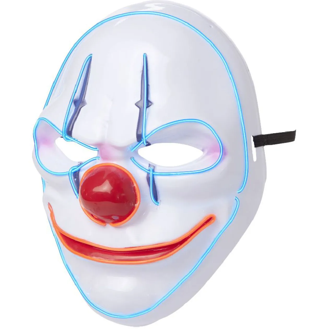 Masque adulte Halloween clown LED