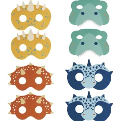 Masque dinosaure x8
