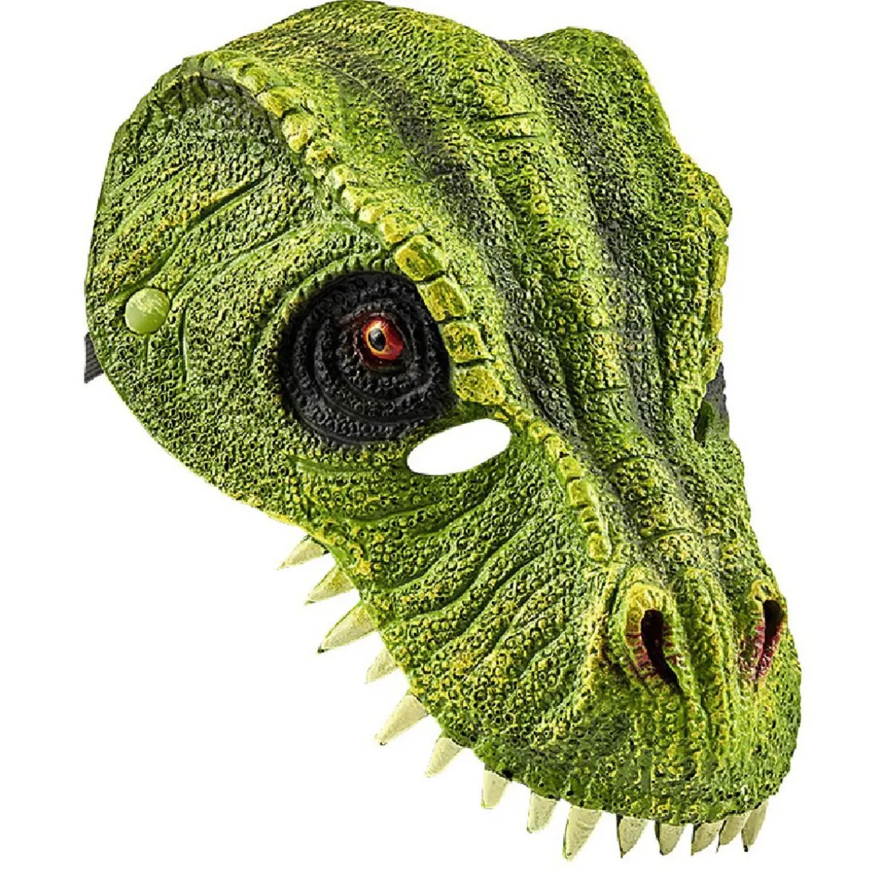 Masque enfant dinosaure vert