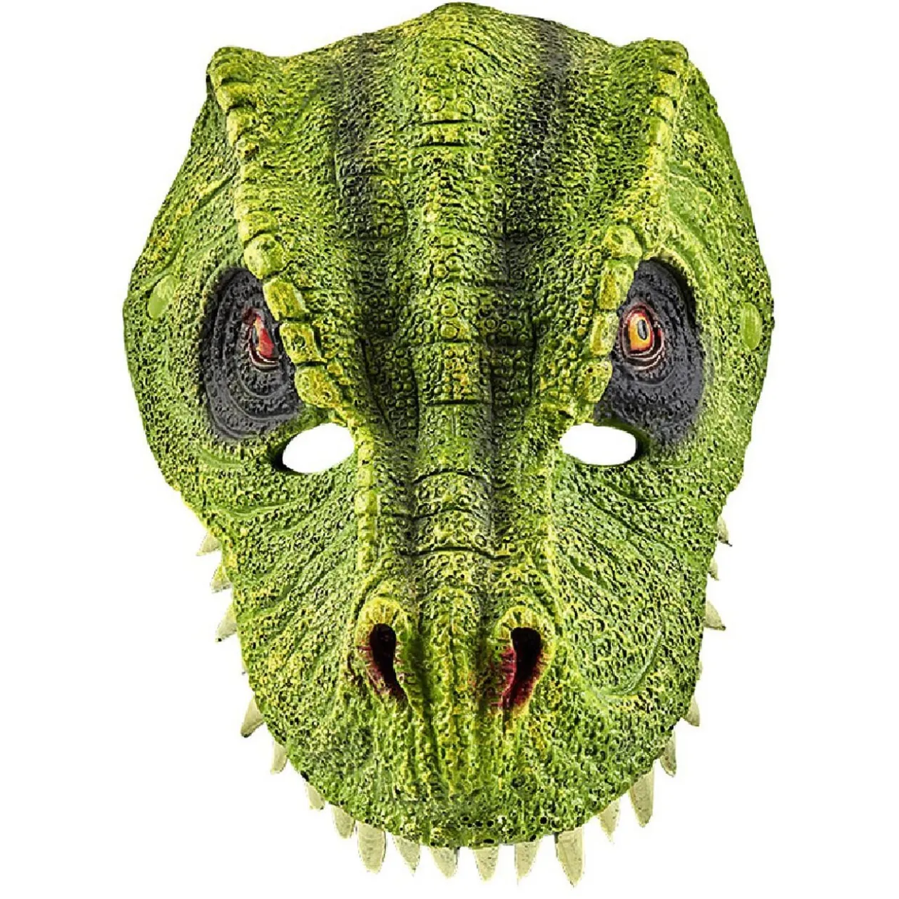 Masque enfant dinosaure vert