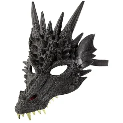 Masque enfant dragon noir