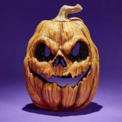 Masque Halloween citrouille effrayante orange