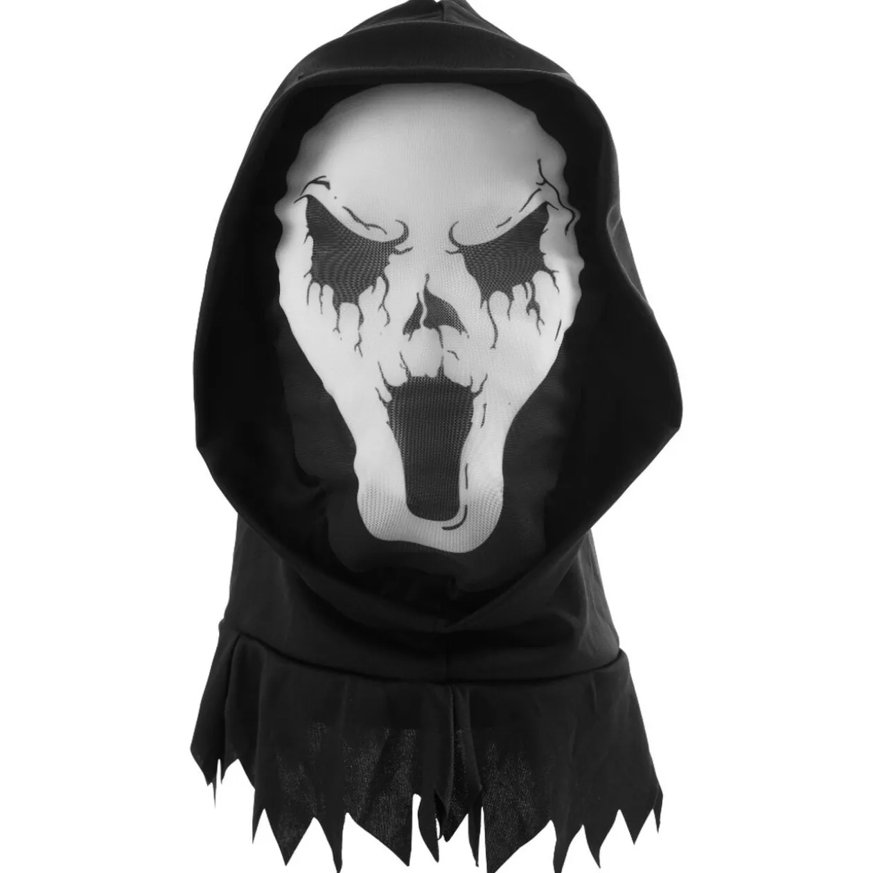 Masque Halloween horreur avec capuche