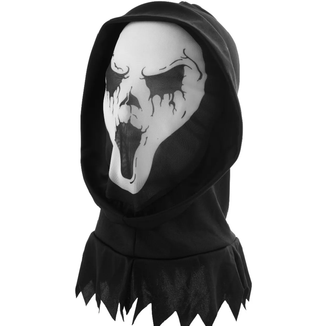 Masque Halloween horreur avec capuche