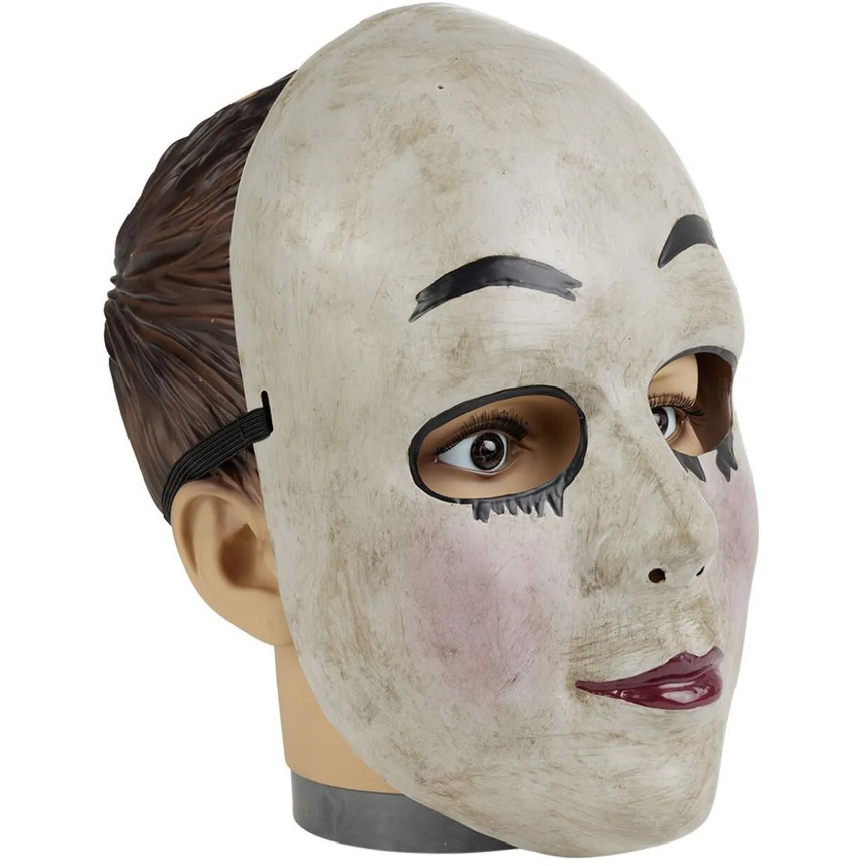 Masque Halloween poupée porcelaine