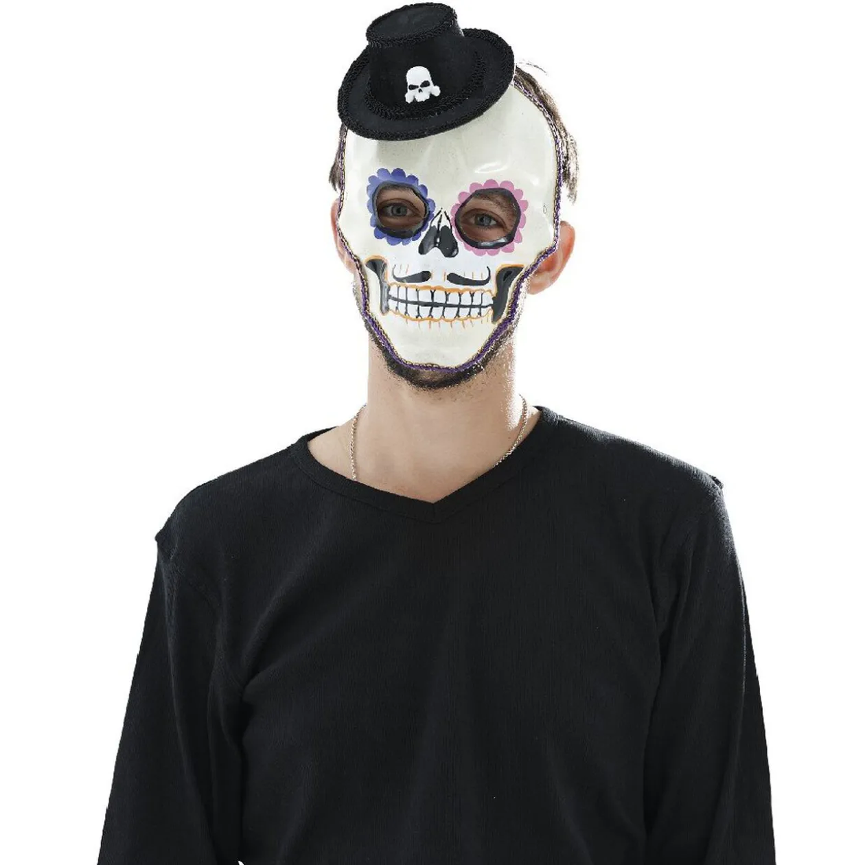 Masque tête de mort Day of the Dead adulte