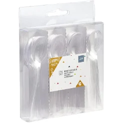 Mini cuillère plastique réutilisable x20
