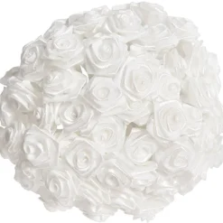 Mini rose ivoire x72