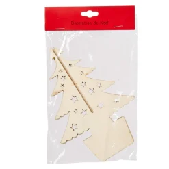 Mini sapin de table Noël beige