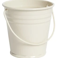 Mini seau ivoire x3
