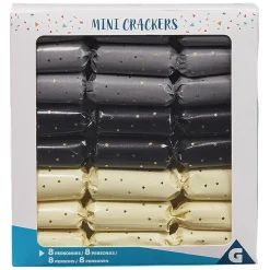 Minis crackers gris noirs crèmes x8
