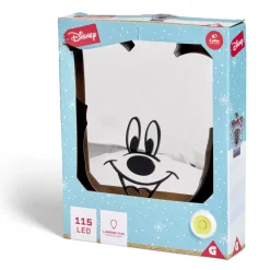 Miroir LED Disney Mickey effet infini à piles H25cm