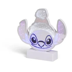 Miroir LED Disney Stitch effet infini à piles H19cm