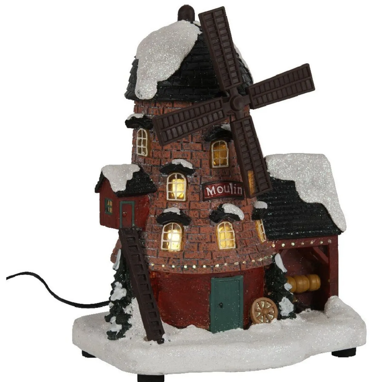 Moulin à vent animé et musical Harvestown