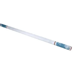 Nappe damassée blanche avec motif père Noel en papier