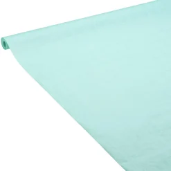 Nappe damassée bleu turquoise