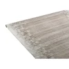 Nappe damassée motif effet bois bordure flocons