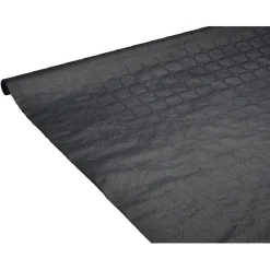 Nappe damassée noire en papier 6 m