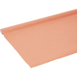 Nappe en papier damassé orange L6m
