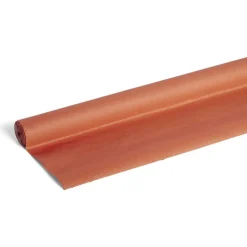 Nappe en papier gaufré terracotta 20m
