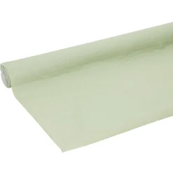 Nappe en papier gaufré vert olive 20m