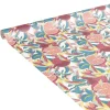 Nappe en papier motif exotique grenade feuillage multicolore 1,20x6m
