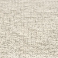 Nappe gauffrée blanc lin en papier 20 m