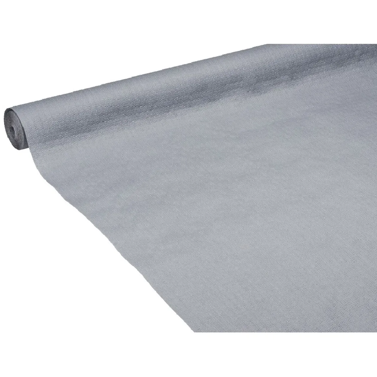 Nappe gauffrée gris clair en papier 20 m