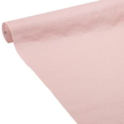 Nappe gauffrée rose pâle en papier L 20 m