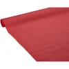 Nappe gauffrée rouge en papier 20 m