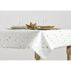 Nappe papier damassée nuit d'étoiles